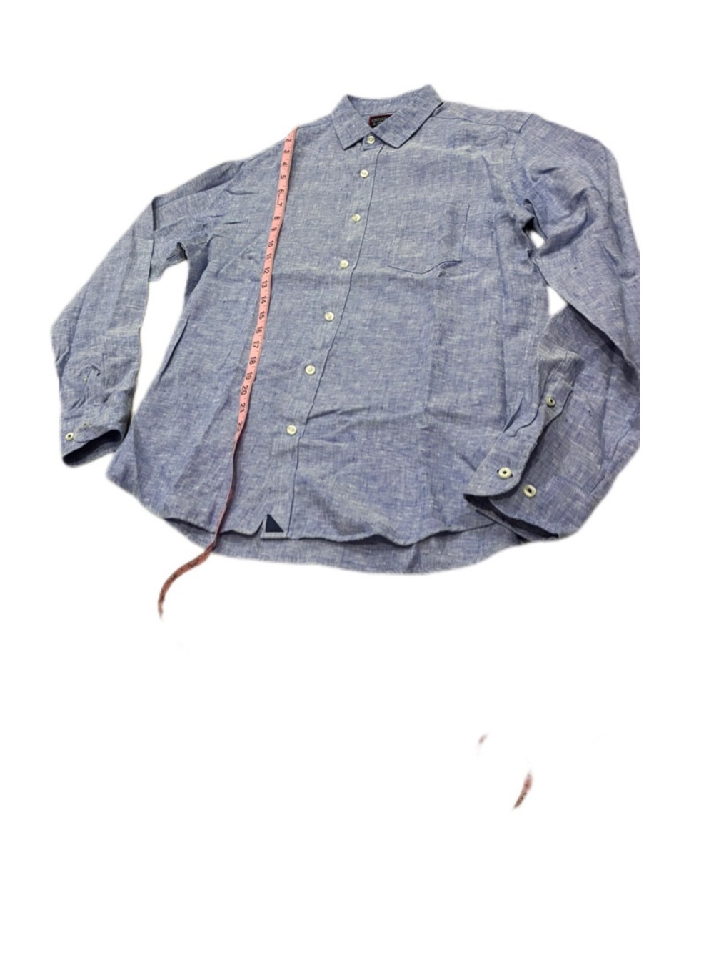 UNTUCKit Men's Light Blue Long-Sleeve Button-Down Shirt